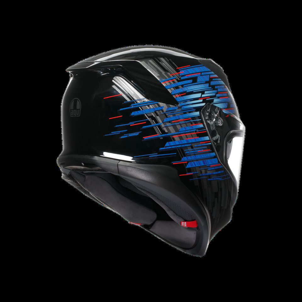 k7 mplk genisys negro azul gris casco integral para motocicleta negro dot e2206