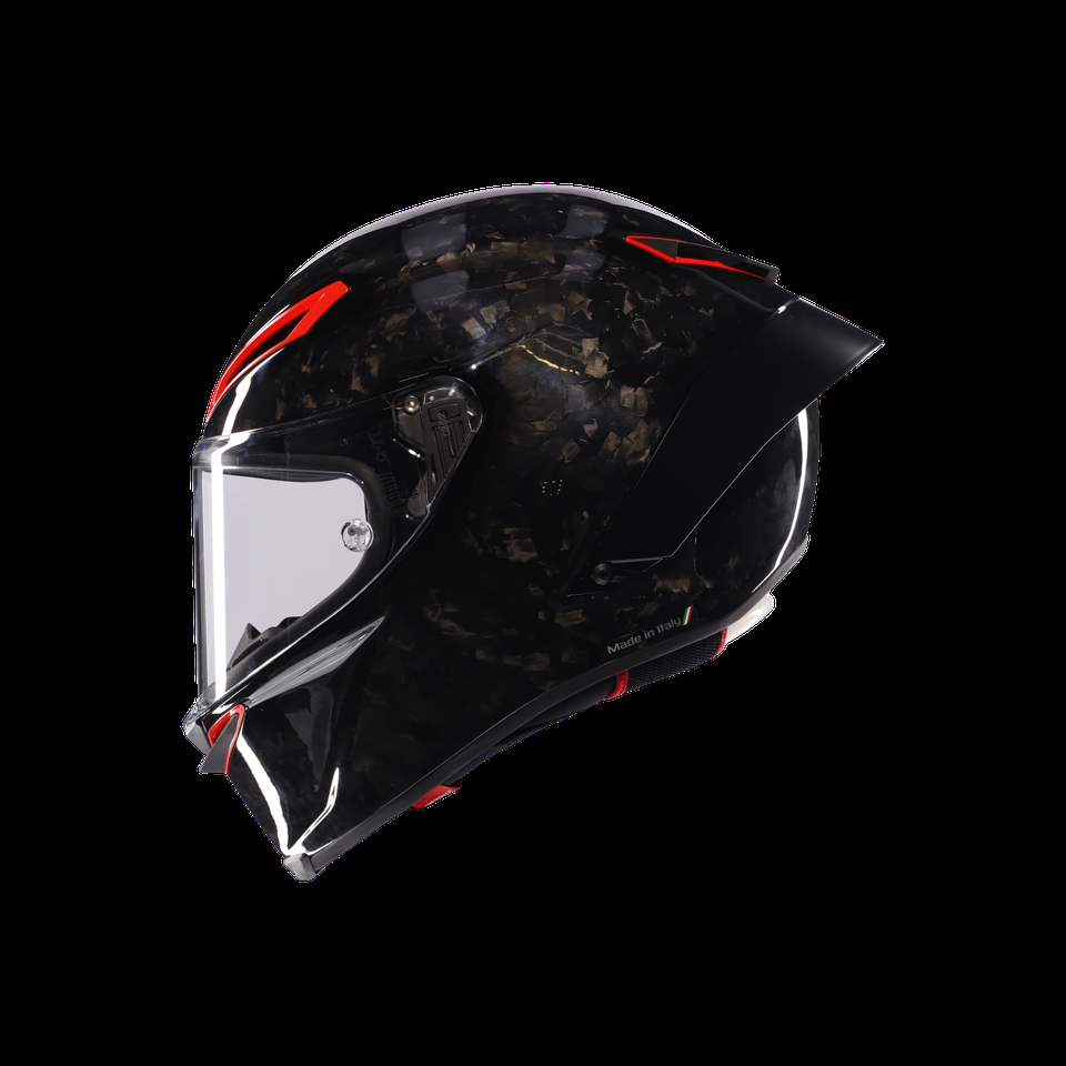 casco de moto fullface pista gp rr italia carbonio forgiato e2206 dot