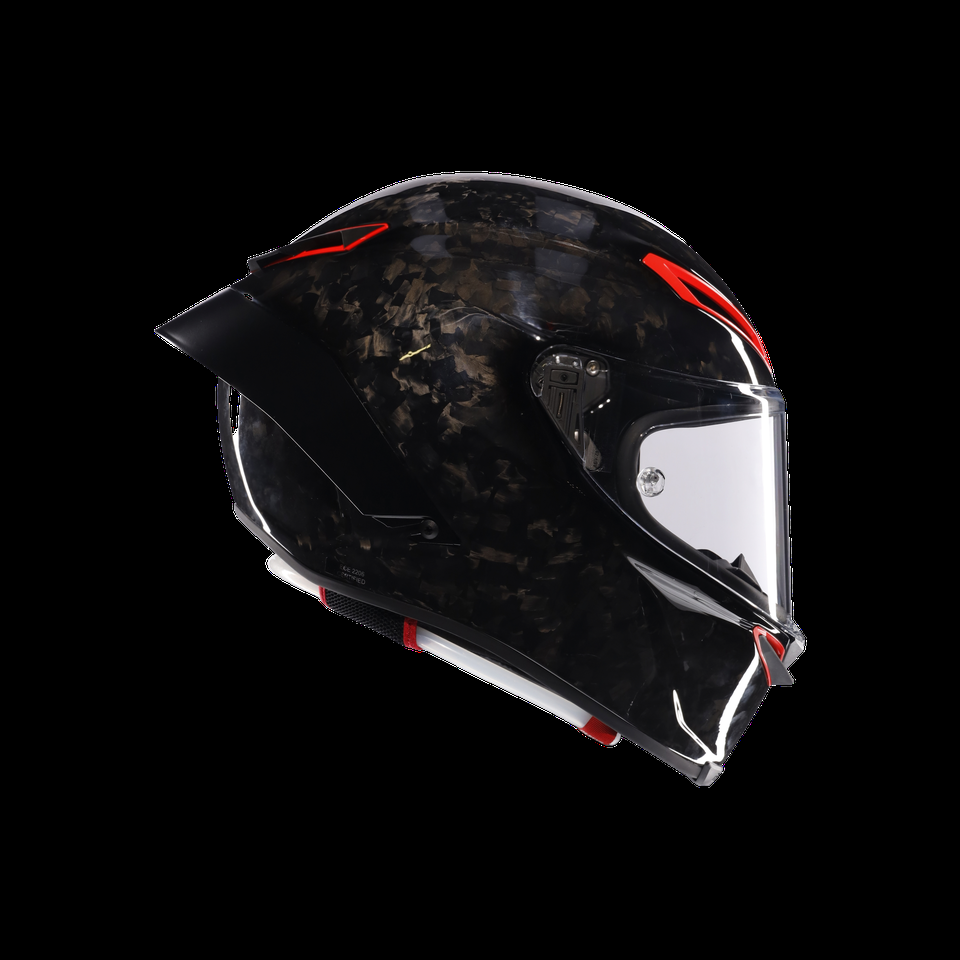casco de moto fullface pista gp rr italia carbonio forgiato e2206 dot