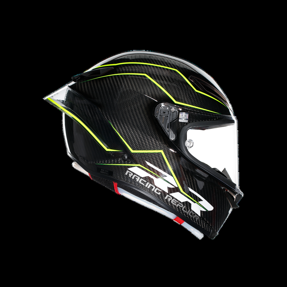 pista gp rr performante carbonlime casco de moto integral e2206 dot