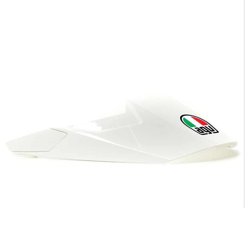 agv peak ax8 dual evoax8 dual tornillos de aluminio blanco