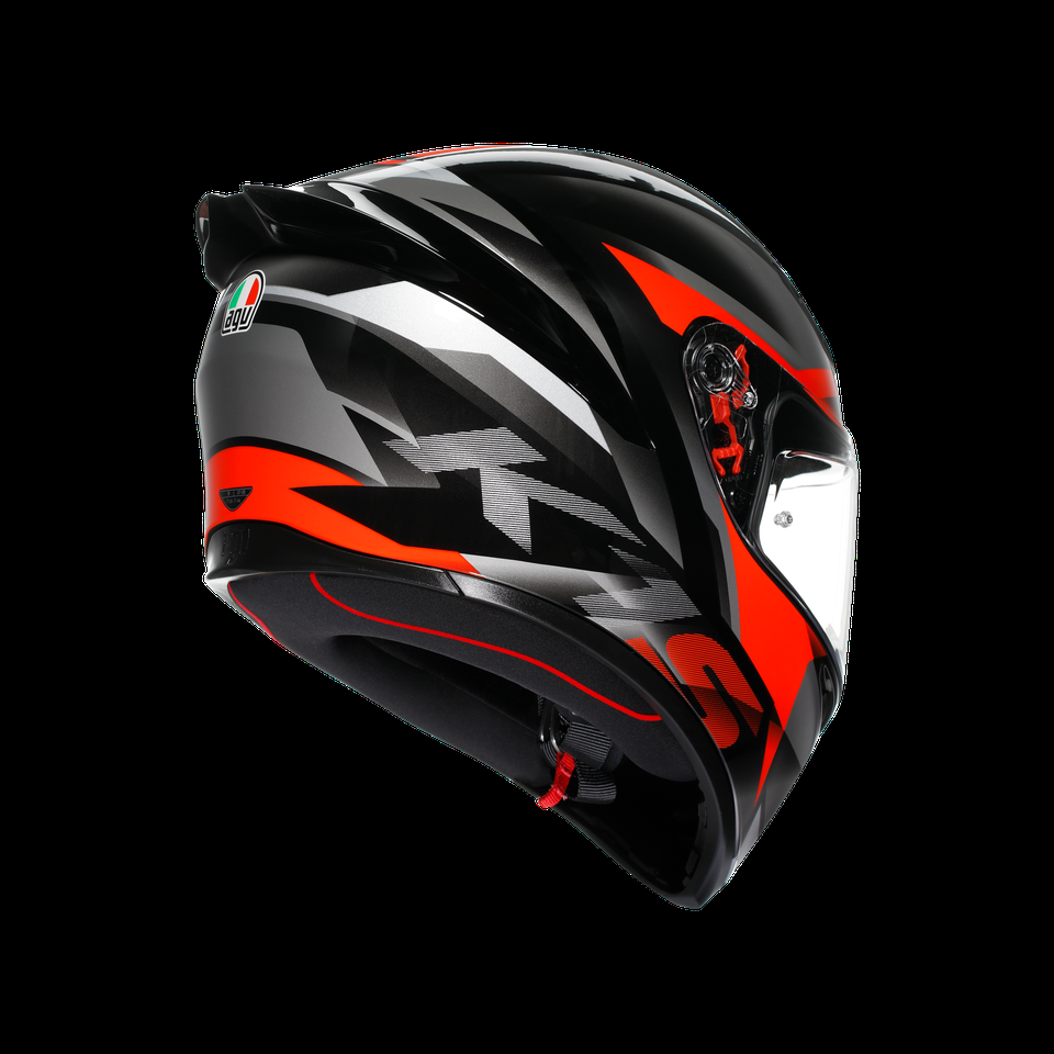 k1 s fastlap blackgreyred casco integral para motocicleta con certificación dot e2206
