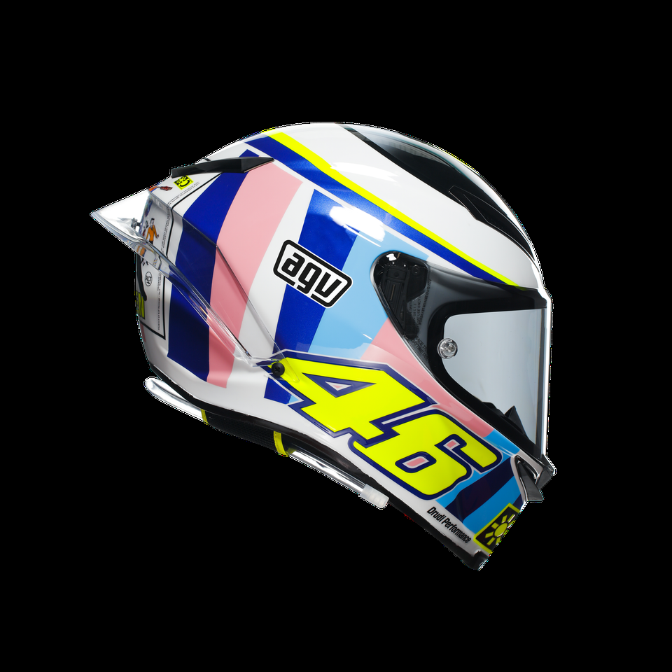 casco integral de moto pista gp rr assen 2007 edición limitada e2206 dot