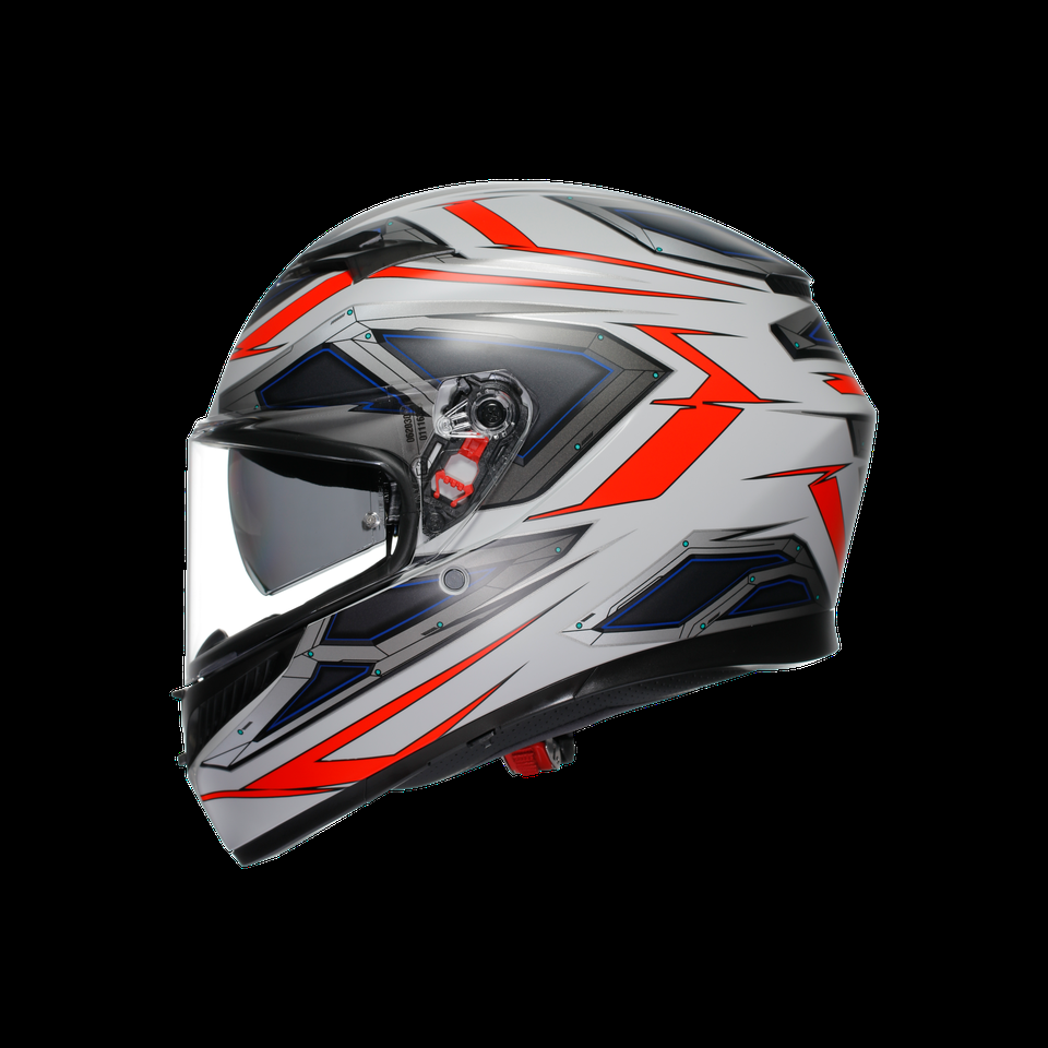 k3 dote2206 space matte blanco-rojo fluo