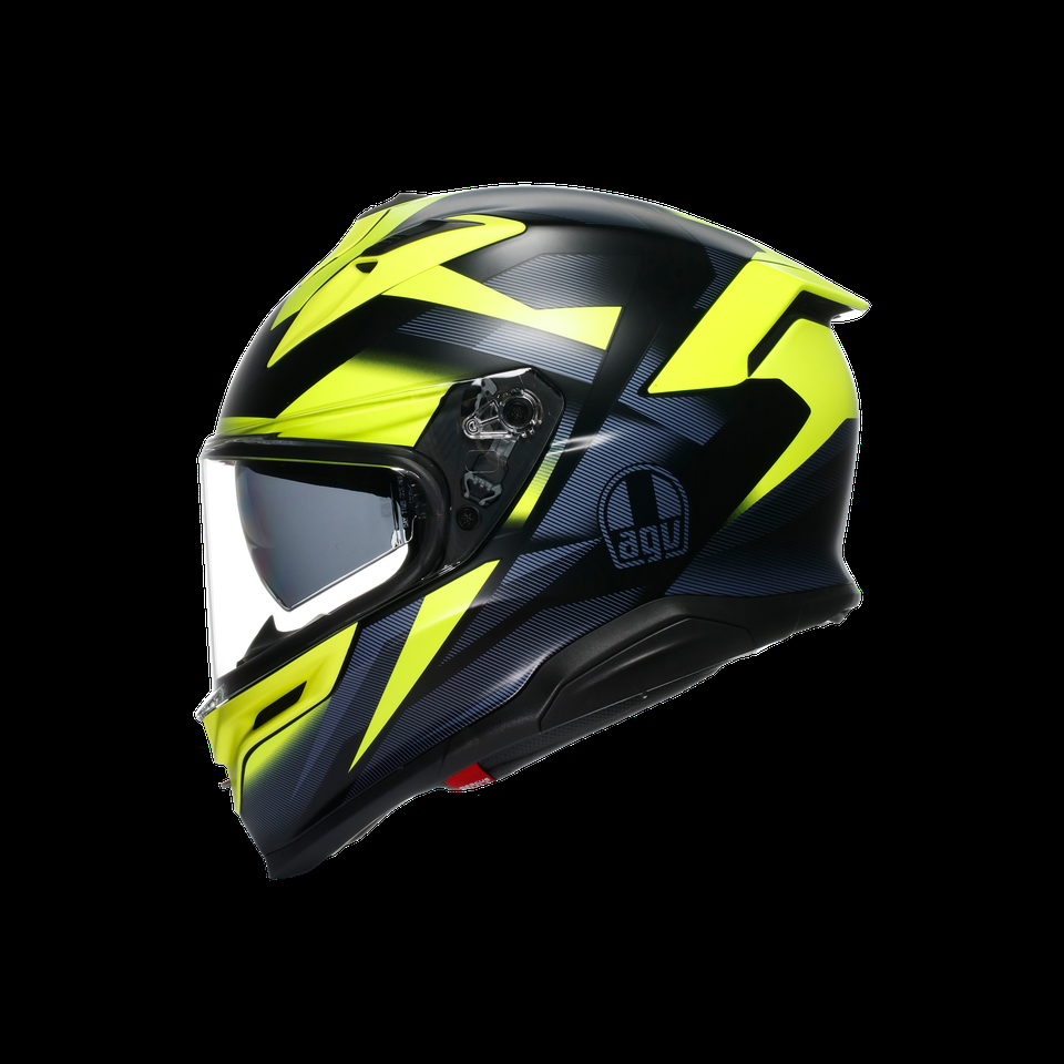 k7 mplk glimpse matt blackyellow fluo casco integral para motocicleta dot e2206