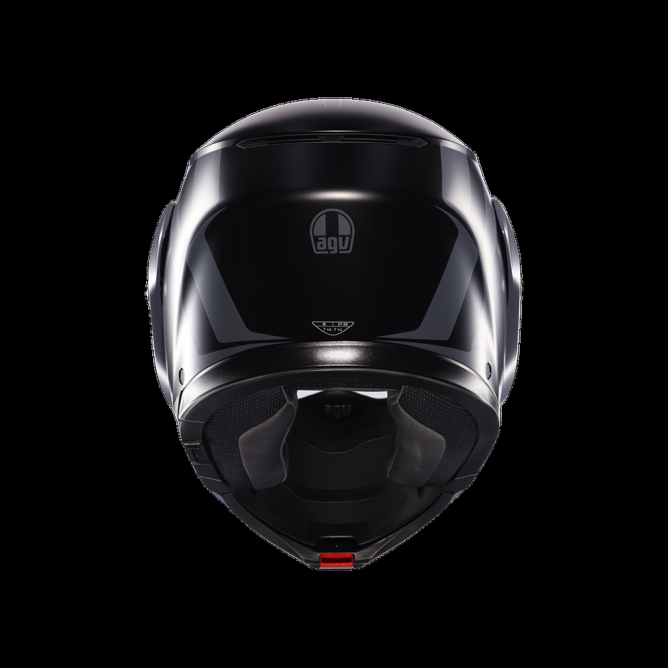 casco modular streetmodular resia mate negro-gris para motocicleta con visor plegable dote2206