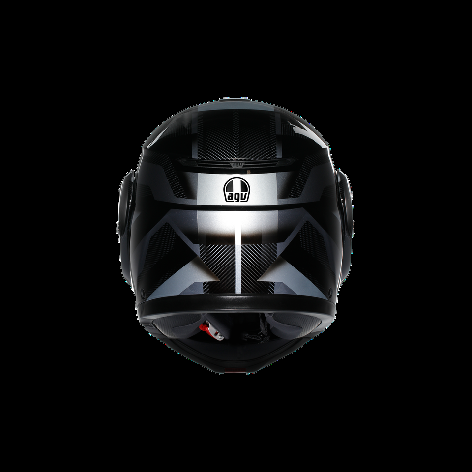 streetmodular ledro mate negro-gris casco para motocicleta con visor plegable dote2206
