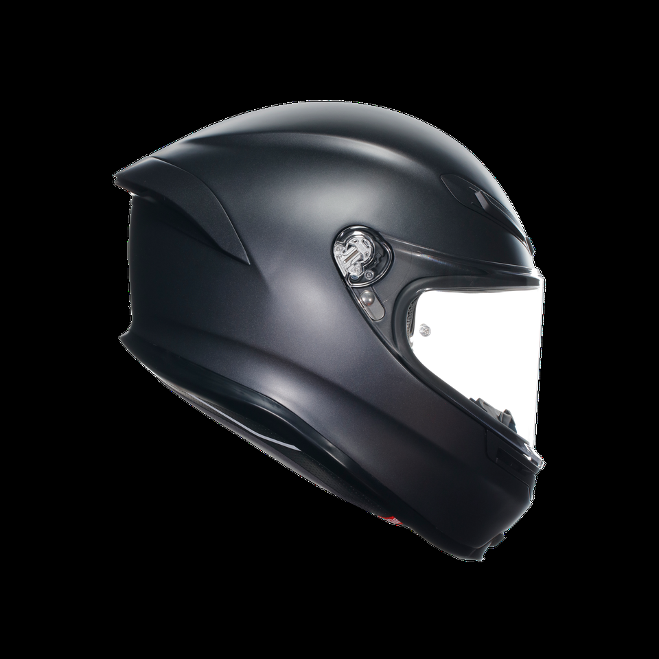 k6 s negro mate casco integral para motocicleta dot e2206