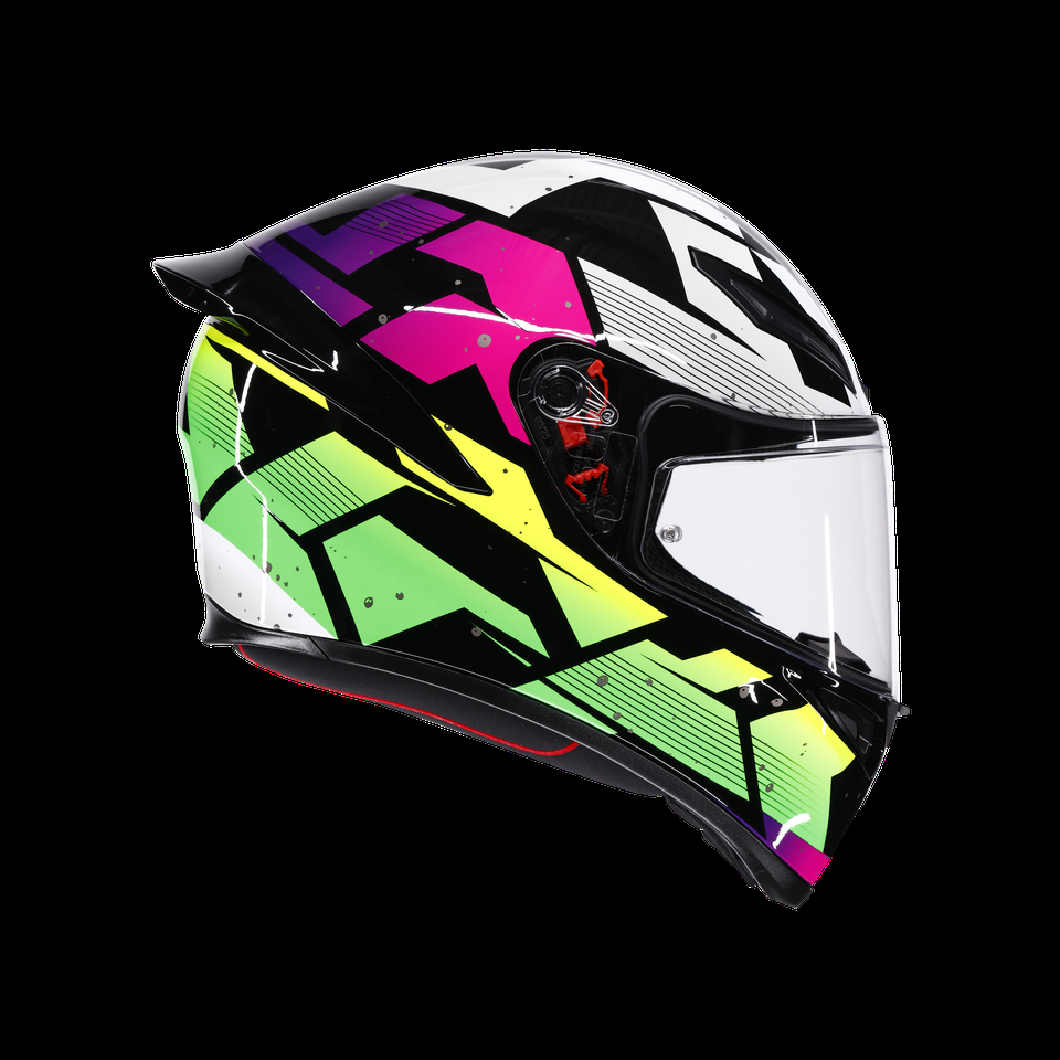k1 s punkpulse negromoradolima casco integral para motocicleta dot e2206