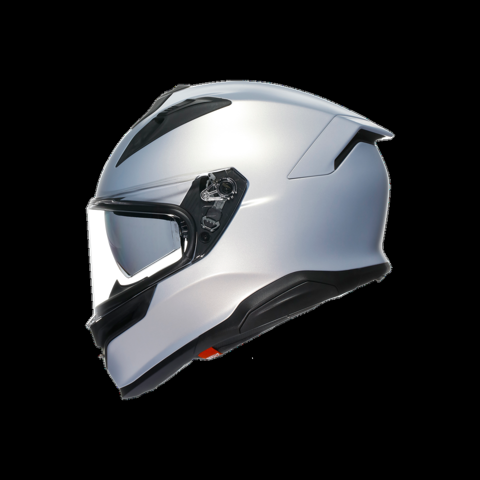k7 mplk mono matt prisma silver casco integral para moto dot e2206