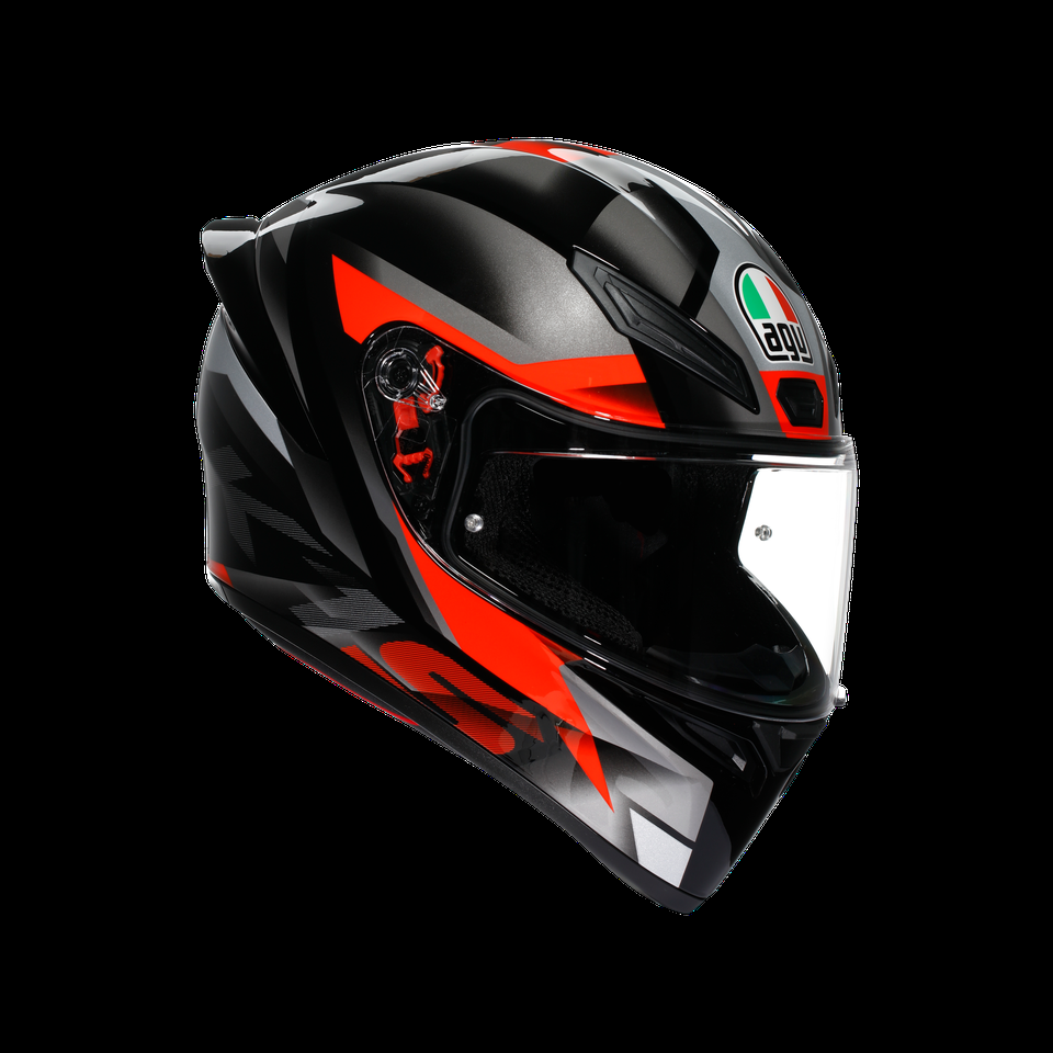 k1 s fastlap blackgreyred casco integral para motocicleta con certificación dot e2206