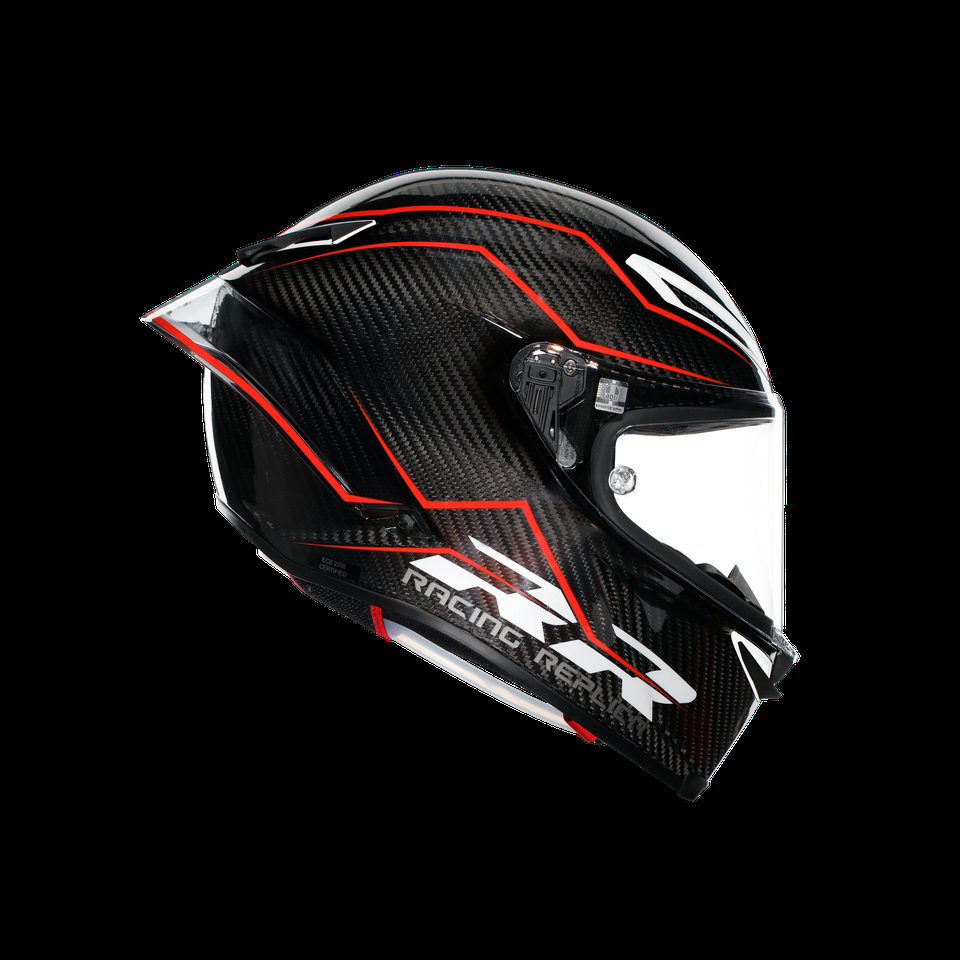 pista gp rr performante carbonred casco de moto integral e2206 dot