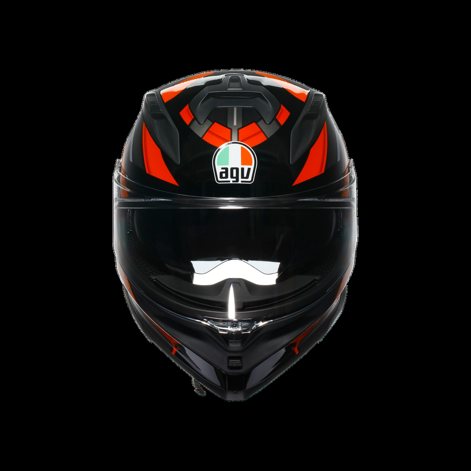 k7 mplk taurax blackred casco integral para motocicleta con certificación DOT e2206