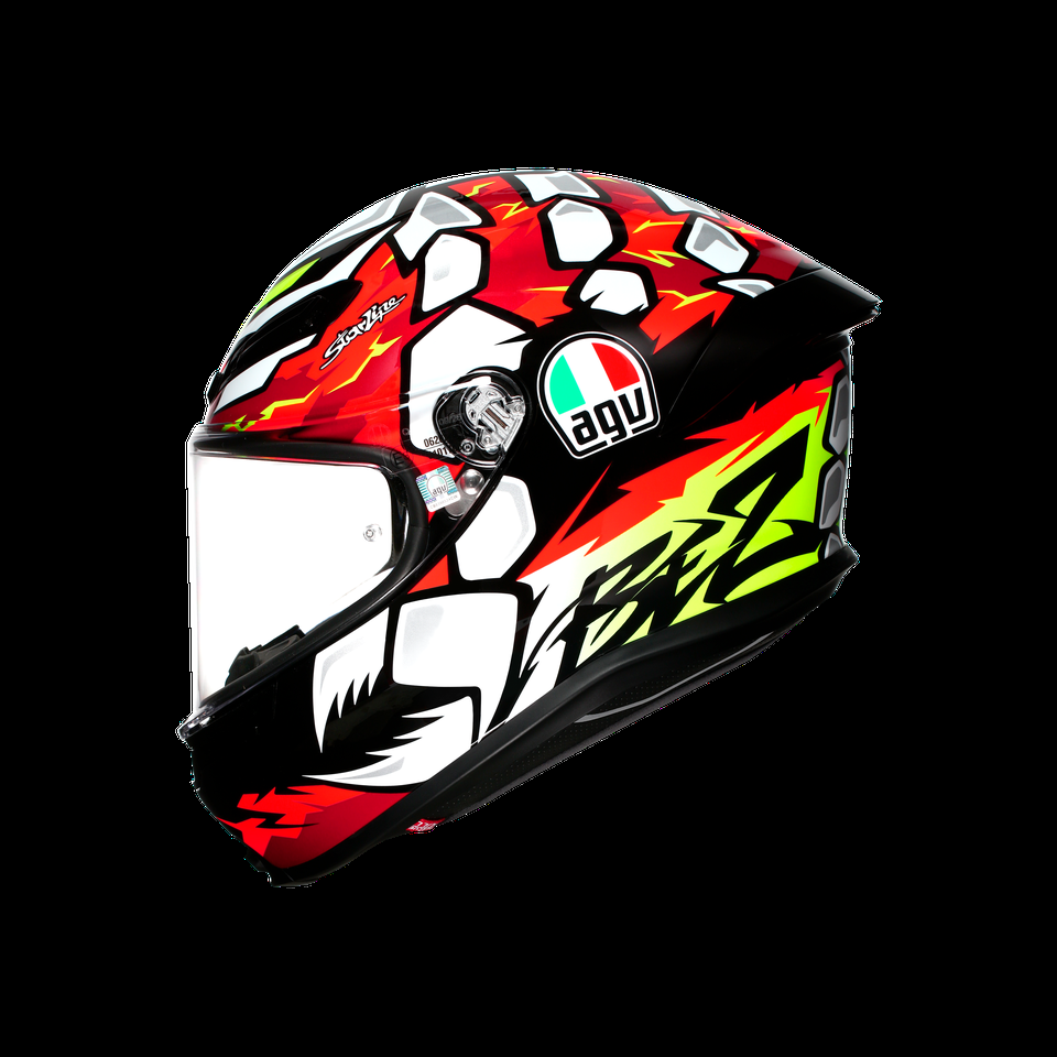 k6 s bezzecchi 2024 casco integral para motocicleta dot e2206